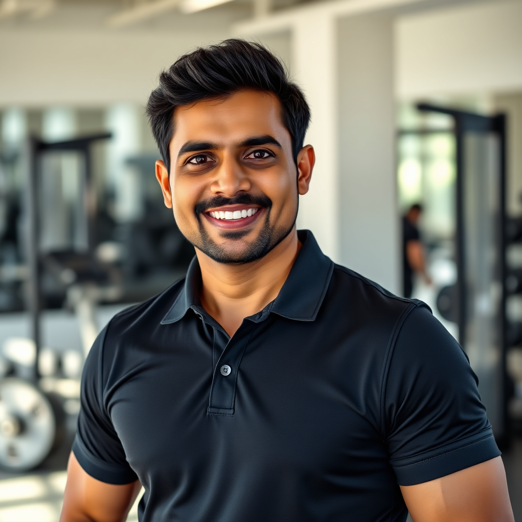 Gym owner client portrait