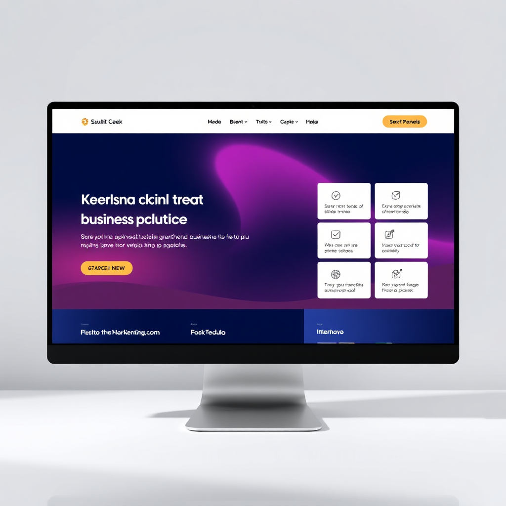 Business website portfolio preview